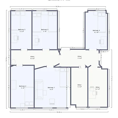 Apartment 5-zimmer Teamquartier Howi 9 *